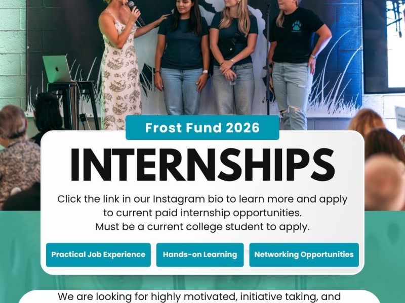 Frost Fund Internship&nbsp;Opportunities!